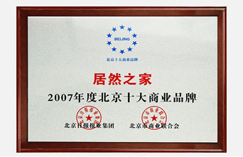 2007年度北京十大商业品牌
